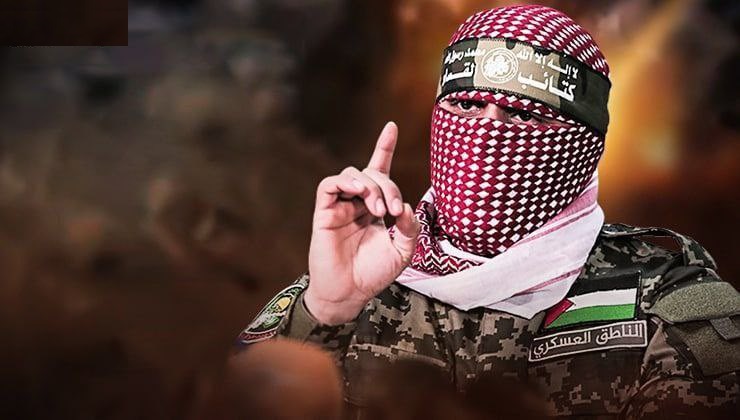 Afhayeenka Garabka Militariga Xamaas ee Guutada Al-Qassam, Abu Obaida.jpg